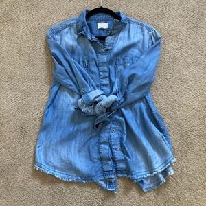 CASLON lightweight denim shirt